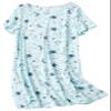 PNAEONG Women's Cotton stocking stuffers for adults Sleepwear Short Sleeves Stocking Stuffers For WomenSleepdress SY003-Cat+Star+Moon-S view 3