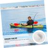 BESPORTBLE 5 Sets Marine Boat Drain Kayak Drainage Valve Strong and Wear Resistant Quick-Release Plug view 2