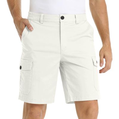 Mens Hiking Cargo Shorts Lightweight Outdoor Work Shorts for Men Travel Golf Casual Quick-Dry Cargo Shorts with Pockets