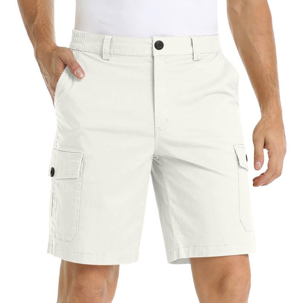Mens Hiking Cargo Shorts Lightweight Outdoor Work Shorts for Men Travel Golf Casual Quick-Dry Cargo Shorts with Pockets