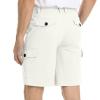 Mens Hiking Cargo Shorts Lightweight Outdoor Work Shorts for Men Travel Golf Casual Quick-Dry Cargo Shorts with Pockets view 2