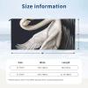 KHiry Microfiber Towel Beach Towels White Swan Quick Dry Towel Soft Lightweight Travel Towels Absorbent Large Easy Pack Travel Things Beach Blanket for Gym Sports Swimming view 2