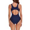Women One Piece Swimsuit Athletic Bathing Suits Training Sport Swimwear for Women Slimming Tummy Control Sport Swimsuit view 4