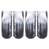 2 Pairs 3D Pattern Socks Women Socks Manicure Print Flip Flop Socks Casual Personalized Socks for Halloween (Black, M) view 1