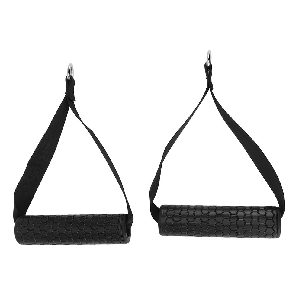 2 PCS Resistance Band Handle Grip, Heavy Duty Cable Machine Attachment Exercise Bands Replacement with ABS Cores for Home Gym Fitness Workouts Pilates Yoga Weight Training