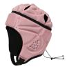 Aymzbd Soft Shell Football Helmet, Rugby Helmet Soft Padded Headgear Adjustable Head Protector for Youth Kids Adults Pink view 1
