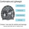 BONDYUEN Swim Cap Fit Kids Boys Girls Men Women with Short or Medium Hair Fun Cute Design Patterns Silicone Swimming Caps (Gray Batman) view 2