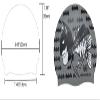 BONDYUEN Swim Cap Fit Kids Boys Girls Men Women with Short or Medium Hair Fun Cute Design Patterns Silicone Swimming Caps (Gray Batman) view 3