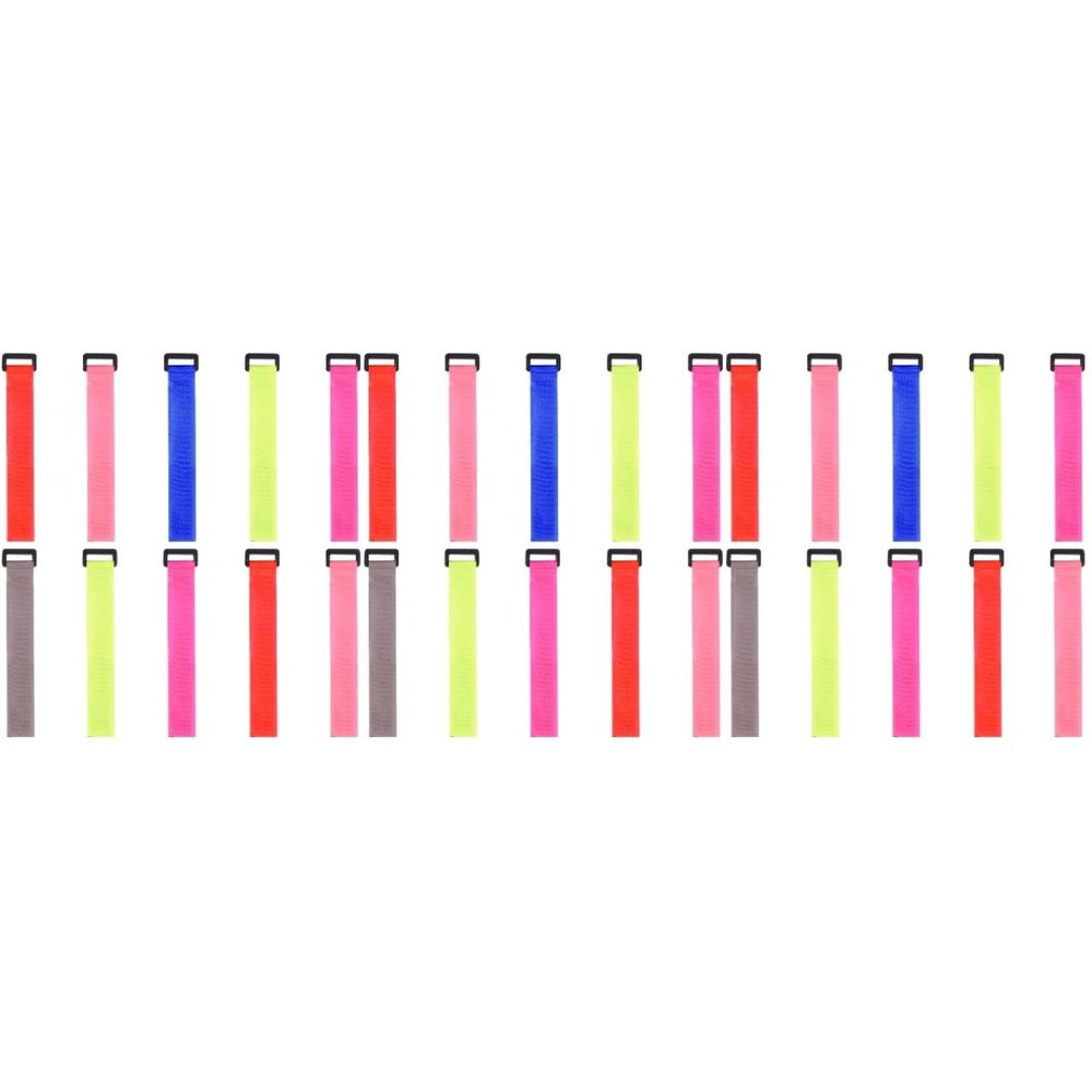 BESPORTBLE 30pcs Fishing Rod Binding Belt Rod Wrapping Strap Fishing Supplies Random Color