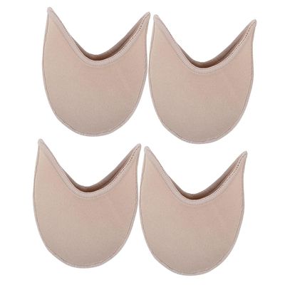 Mobestech 2pairs Ballet Toe Protectors Elastic Gel Forefoot Covers for Dance Gymnastics and Belly Dance Soft and Flexible Design for Comfort and Pressure Relief