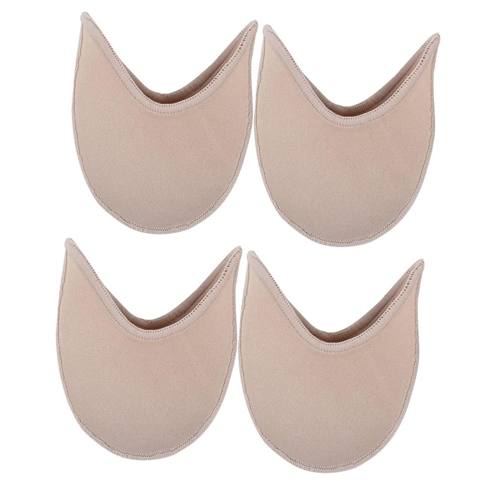 Mobestech 2pairs Ballet Toe Protectors Elastic Gel Forefoot Covers for Dance Gymnastics and Belly Dance Soft and Flexible Design for Comfort and Pressure Relief