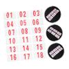 GANAZONO 20pcs Race Number Bibs for Sports Events Reusable Competition Cloth Edge Binding Includes Numbers for Runners and Athletic Competitions view 3