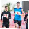 GANAZONO 20pcs Race Number Bibs for Sports Events Reusable Competition Cloth Edge Binding Includes Numbers for Runners and Athletic Competitions view 4
