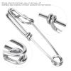 VBESTLIFE Tuna Clips, 15 Pack Stainless Steel Longline Snaps Heavy Duty Fishing Clips for Tuna Shark Long Line Fishing Terminal Tackle view 2