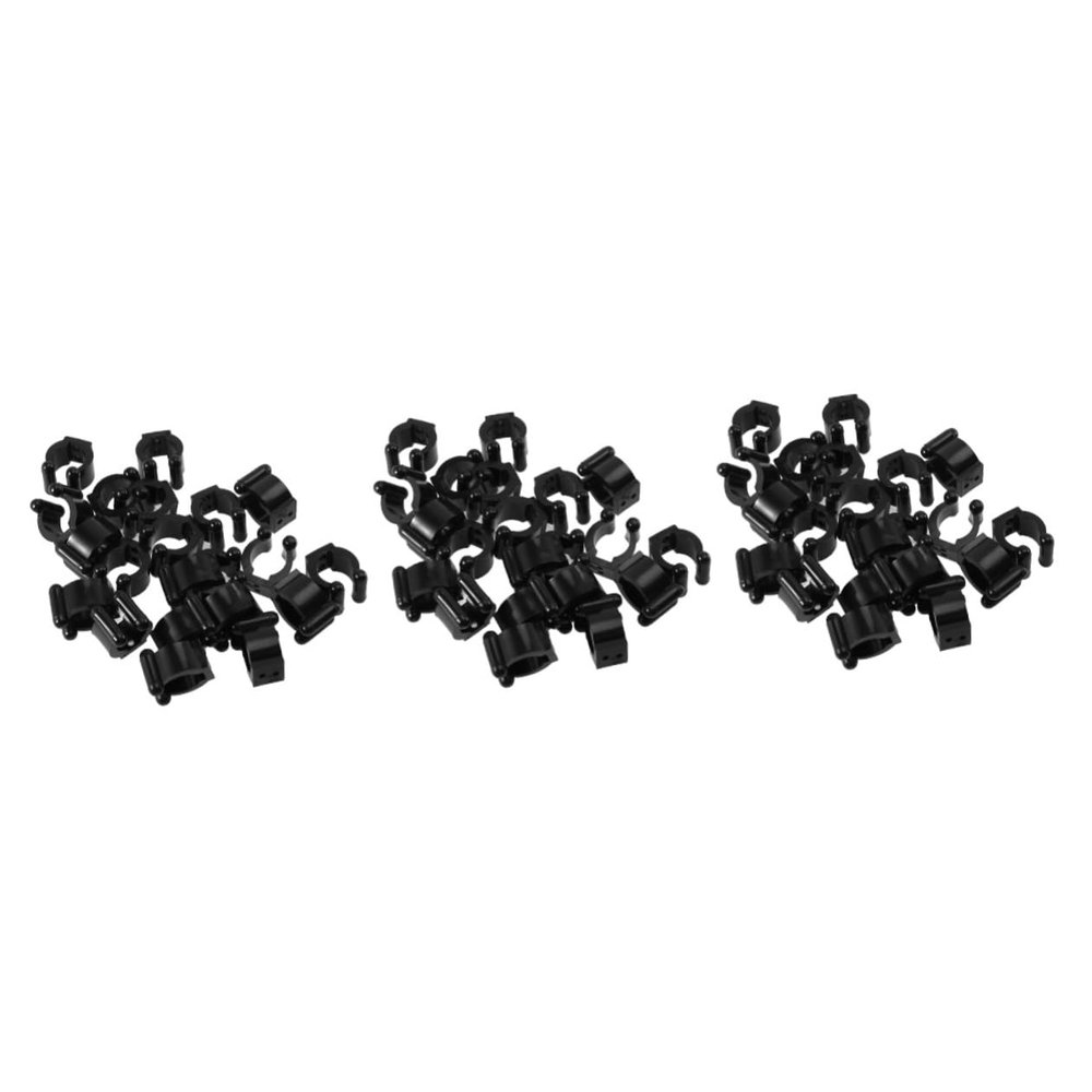 BESPORTBLE 36pcs Plastic Fishing Rod Holders Compact Storage Racks for Easy Organization Pole Clips for Fishing Tools Lightweight and Simple Installation