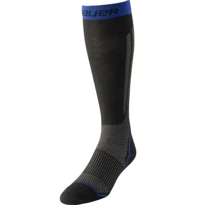 Bauer Hockey Performance Skate Sock, Tall (Large, Black)