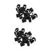 BESPORTBLE 40pcs Fishing Rod Holder Clamp Plastic Club Clip Pole Storage Rack Fishing Rod Rack Mounting view 1