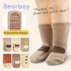 Bearbay Baby Socks 6 Pairs - Non-Slip Gripper for Toddlers, Infants & Kids, Soft Cotton Crew Socks for Boys & Girls view 2