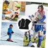 Healvian 4pcs Soft Elastic Knee Guards for Dance and Sports Collision Knee Support Pads for Adults and Boy Girl Comfortable Protective Braces for Volleyball Roller Skating view 2