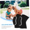 Healvian 4pcs Soft Elastic Knee Guards for Dance and Sports Collision Knee Support Pads for Adults and Boy Girl Comfortable Protective Braces for Volleyball Roller Skating view 4