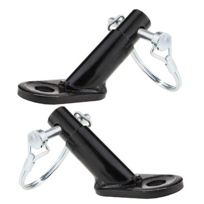 Yardwe 2pcs Bike Trailer Coupler Hitch Iron Attachment for Connecting and Pet Trailers Easy to Install Cycling Adapter Travel