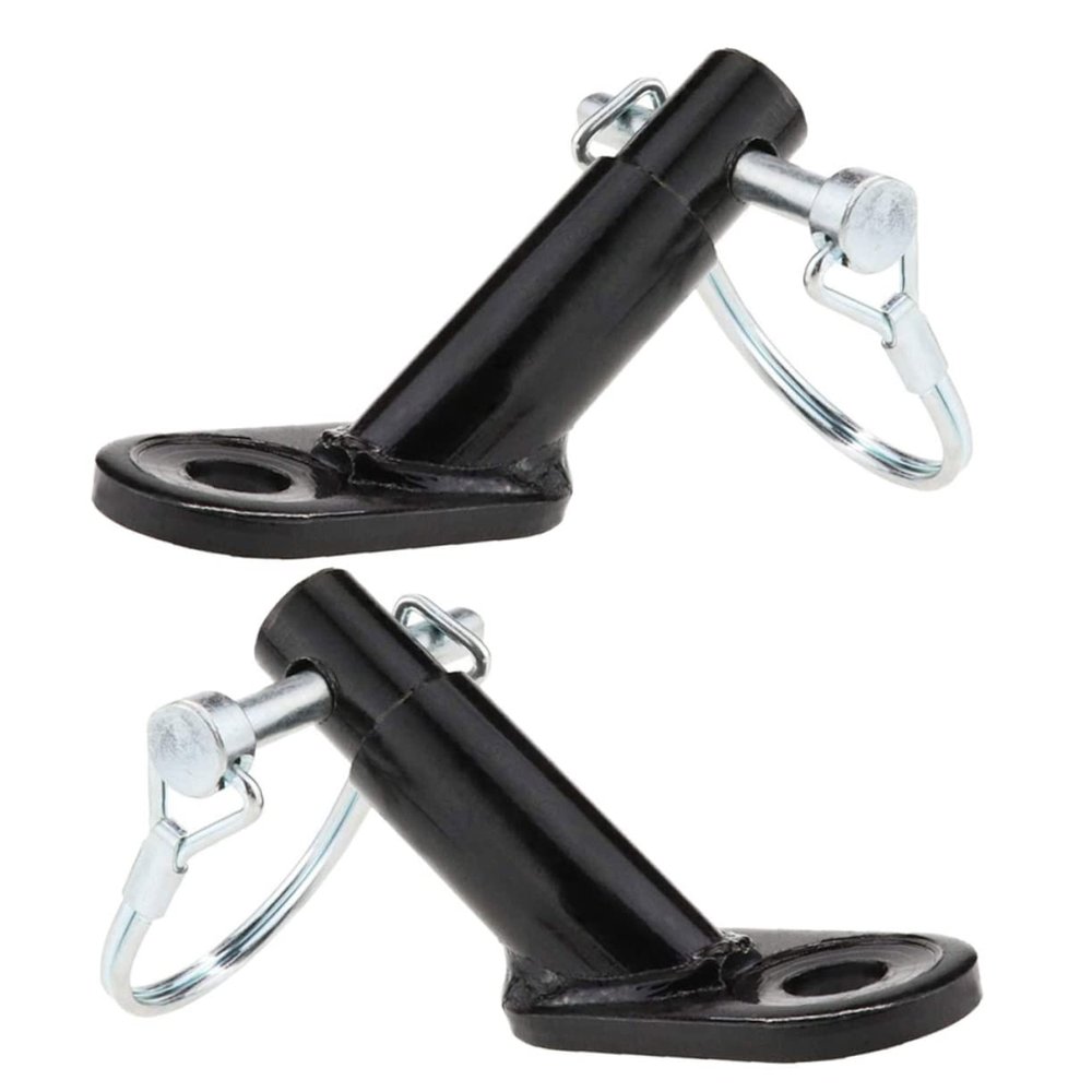 Yardwe 2pcs Bike Trailer Coupler Hitch Iron Attachment for Connecting and Pet Trailers Easy to Install Cycling Adapter Travel
