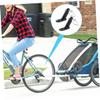 Yardwe 2pcs Bike Trailer Coupler Hitch Iron Attachment for Connecting and Pet Trailers Easy to Install Cycling Adapter Travel view 3