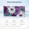 KHiry Microfiber Towel Beach Towels Purple White Floral Quick Dry Towel Soft Lightweight Travel Towels Absorbent Large Easy Pack Travel Things Beach Blanket for Gym Sports Swimming view 2