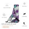 KHiry Microfiber Towel Beach Towels Purple White Floral Quick Dry Towel Soft Lightweight Travel Towels Absorbent Large Easy Pack Travel Things Beach Blanket for Gym Sports Swimming view 4