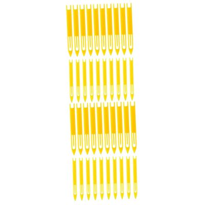 EXCEART 40pcs Plastic Fish Net Repair Tool Kit Knitting Needles for Quick Fishing Net Repairs Easy to Use Portable Sewing Accessories for Craft Projects
