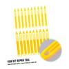 EXCEART 40pcs Plastic Fish Net Repair Tool Kit Knitting Needles for Quick Fishing Net Repairs Easy to Use Portable Sewing Accessories for Craft Projects view 3
