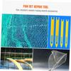 EXCEART 40pcs Plastic Fish Net Repair Tool Kit Knitting Needles for Quick Fishing Net Repairs Easy to Use Portable Sewing Accessories for Craft Projects view 4