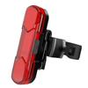 BESPORTBLE 1set USB Rechargeable Bike Tail Light Adjustable Red Cycling Taillight Safety Warning Design Compact Lightweight Easy Installation for Cycling Camping