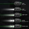 AUCLAYTEC Pistol Light Laser Combo with USB-C Charging, 500 Lumen Green Beam Sight Tactical Flashlight for Subcompact Compact Pistol and Picatinny Rail view 3