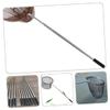 Kisangel Portable Stainless Steel Fishing Net Support Rod for Crawfish Lobster and Shrimp Traps Durable Collapsible Easy to Carry and Store view 2
