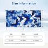 KHiry Microfiber Towel Beach Towels Blue Butterflies Quick Dry Towel Soft Lightweight Travel Towels Absorbent Large Easy Pack Travel Things Beach Blanket for Gym Sports Swimming view 2
