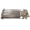10 Gauge 304 Stainless Steel Electric Bicycle Spokes and Nipples 10G Silver Color E-Bike Spokes of Bag of 36 PCS Dia. About 3.2MM (205MM) view 1