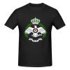 Royal Jordanian Air Force Men's Round Neck Comfortable Short Sleeve T-Shirt view 1