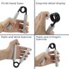 No Slip Heavy-Duty Metal Grip Strength Trainer Forearm Grip for Muscle Building Hand Rehabilitation Home Gym Exerciser Training Recovery Non-slip Hand Gripper Wrist Finger Hand Grip Strengthener view 3