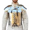 THE MEDIEVALS Brass Plain Roman Lorica Segmentata Chest Plate Armor view 1