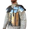 THE MEDIEVALS Brass Plain Roman Lorica Segmentata Chest Plate Armor view 2