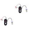 BESPORTBLE 2pcs LEDs Fishing Underwater Light Deep Drop Light Fishing Lures Fish Lamp for Boats view 1