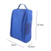 Aosekaa Golf Shoes Bag Shoe Pouch Durable Large Capacity Multifunction Shoe Carry Bag Sports Shoes Bag for Track and Field Men Women, Blue view 2