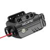 AUCLAYTEC Pistol Light Laser Combo with USB-C Charging, 500 Lumen Red Beam Sight Tactical Flashlight for Subcompact Compact Pistol and Picatinny Rail view 1