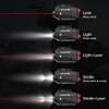 AUCLAYTEC Pistol Light Laser Combo with USB-C Charging, 500 Lumen Red Beam Sight Tactical Flashlight for Subcompact Compact Pistol and Picatinny Rail view 3