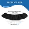 Cuayaes Ice Skate Guards,Soft Ice Skate Blade Covers, Figure Skate Guards Youth Hockey Skate Guards, Elastic Figure Skating Soakers Blades Protector Cover for Girls Boys (Black) view 2