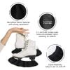 Cuayaes Ice Skate Guards,Soft Ice Skate Blade Covers, Figure Skate Guards Youth Hockey Skate Guards, Elastic Figure Skating Soakers Blades Protector Cover for Girls Boys (Black) view 3