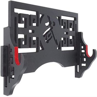 Katana Holder Sword Stand Display Holder Wall Mount Samurai Katana Weapon Holder with Velvet Felt Strip Protect Sword Stand (Size : 1 Layer)