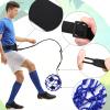 TOBWOLF 2PCS Waist Belt Soccer Ball Trainer, Adjustable Football Rebound Net, Hands-Free Football Kick Throw Solo Practice Training Aid, Soccer Bounce Back Practice Training Aid Control Skills view 3