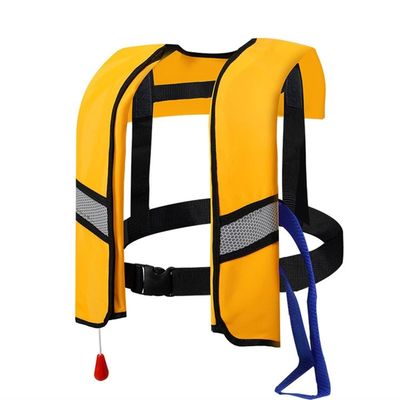 GDLHY Adult Kayak Vest High Buoyancy Swim Vest Manual Inflatable Women's Men's Adjustable Safety Jacket Swimming Fishing Outdoor Water Sports(A)